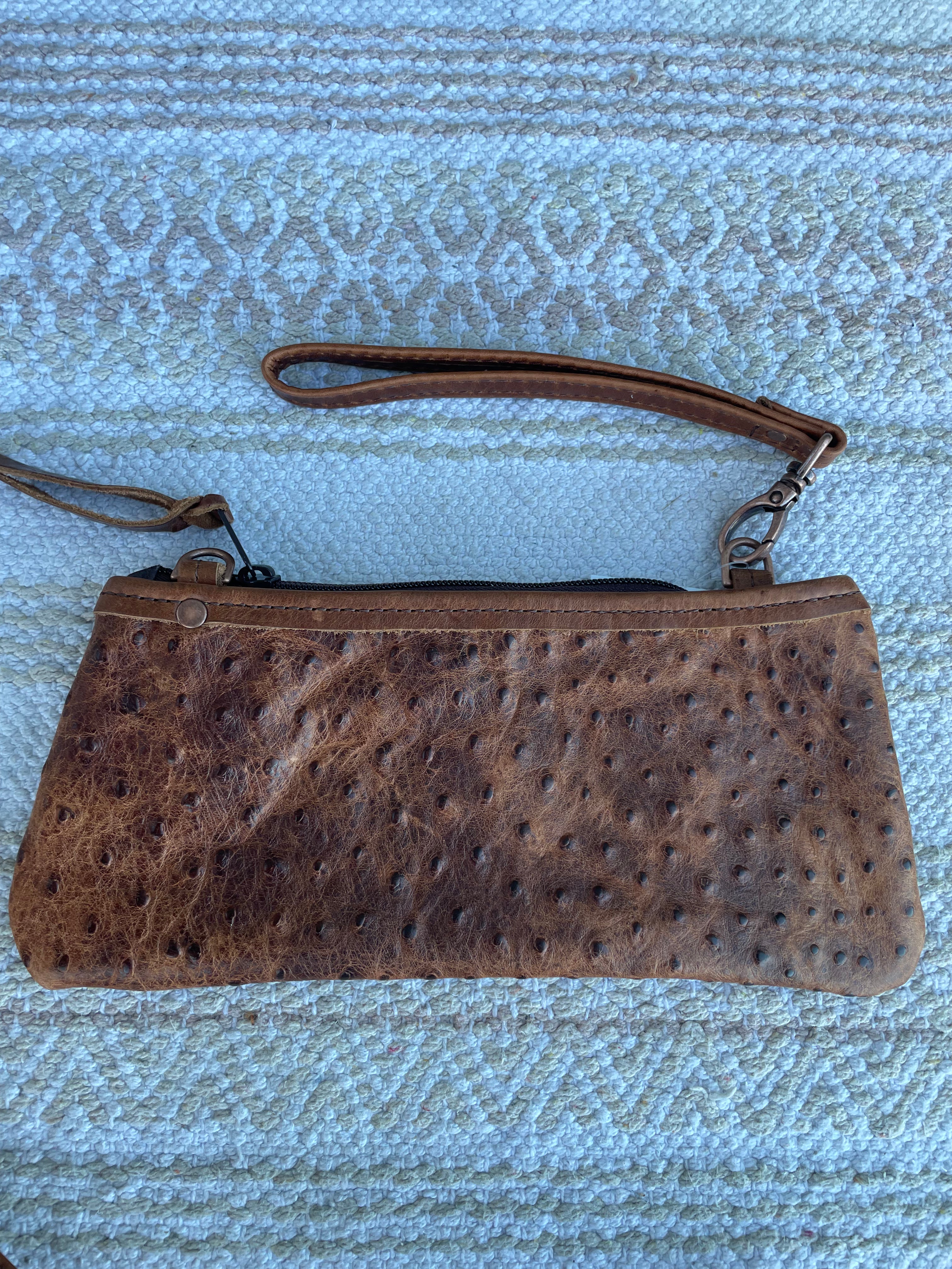 Handmade Leather Clutch Purse