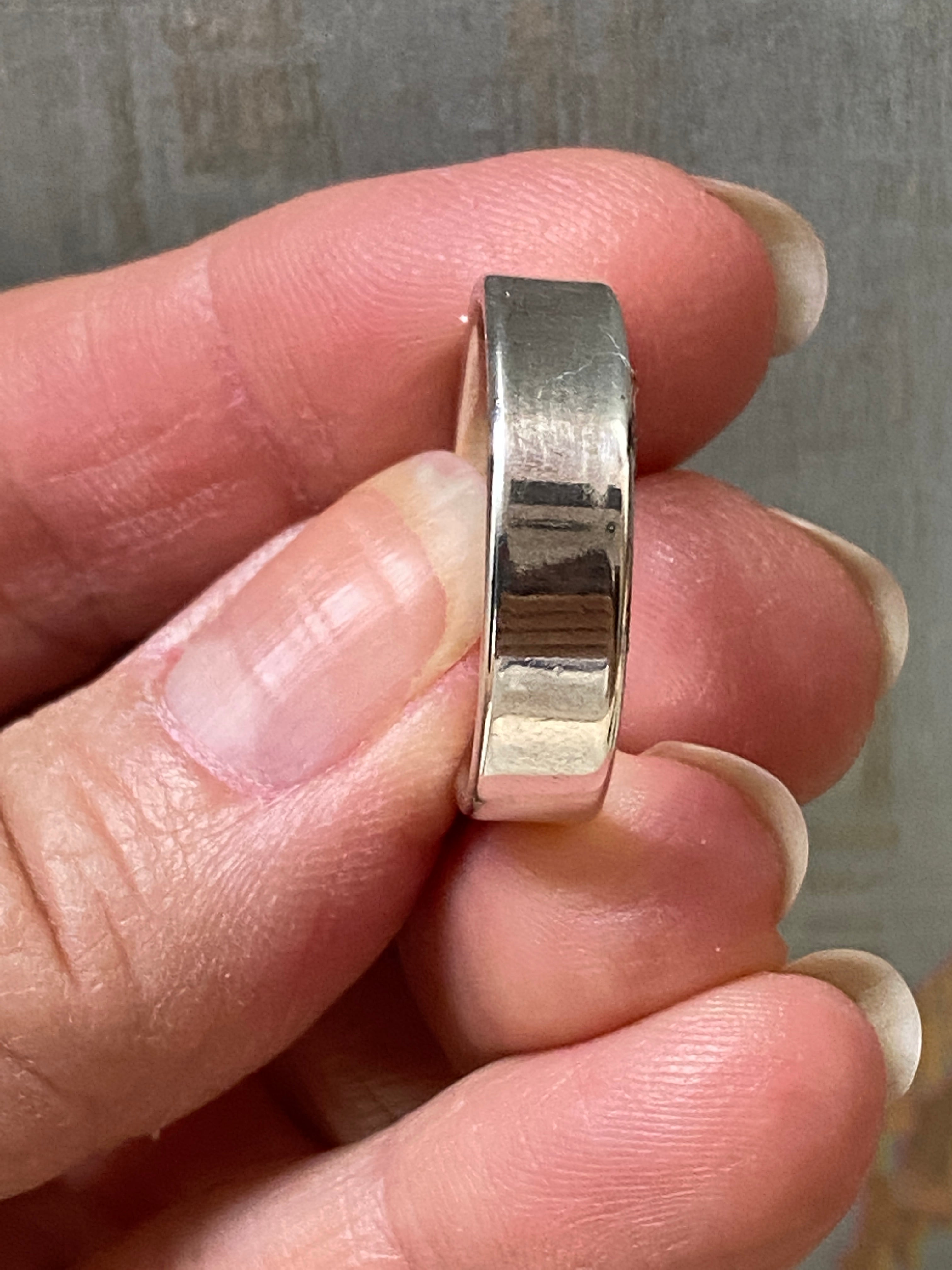 Sterling Silver Band Ring Size 11