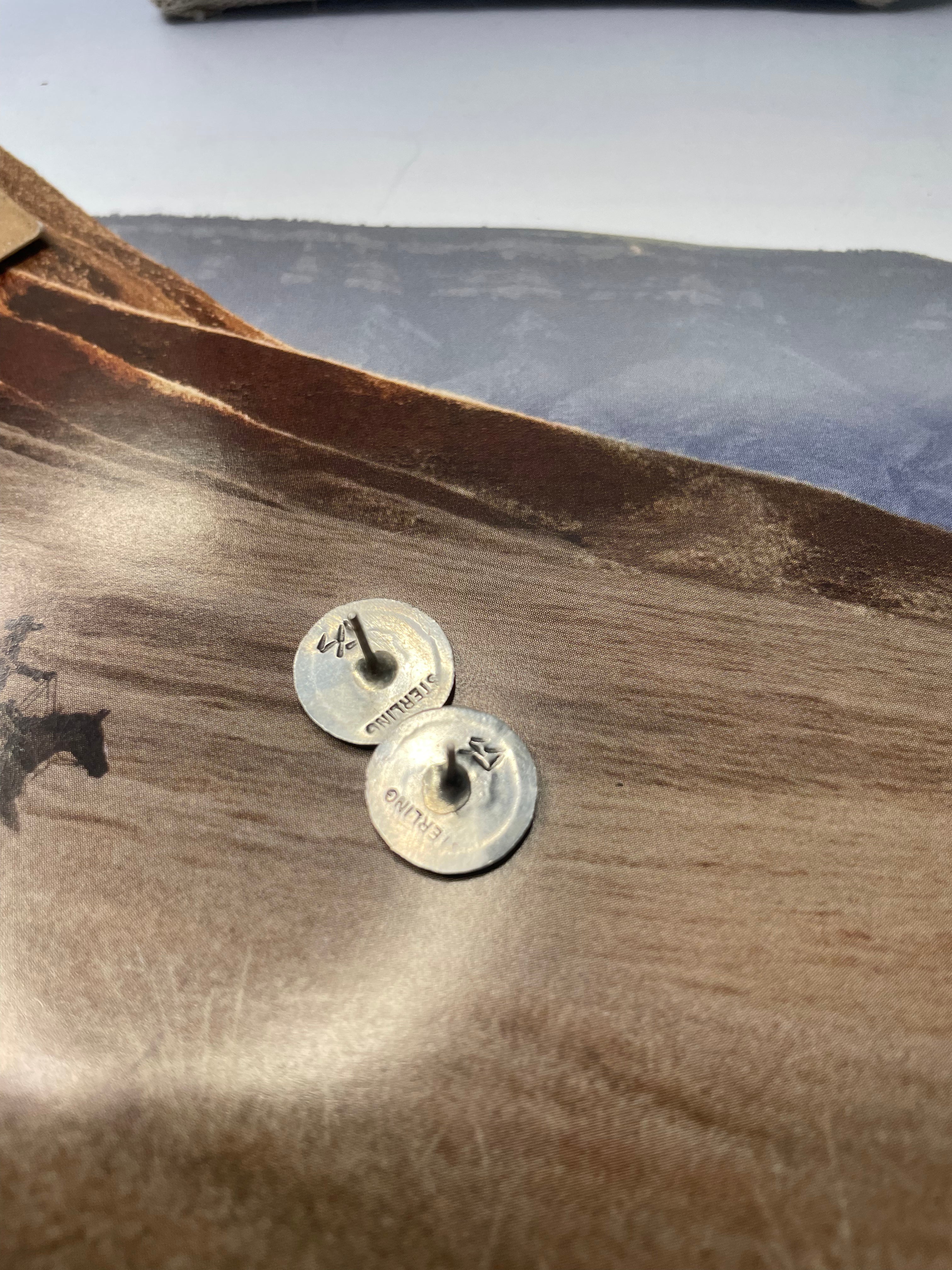 Hopi Sterling Silver Stud Earrings