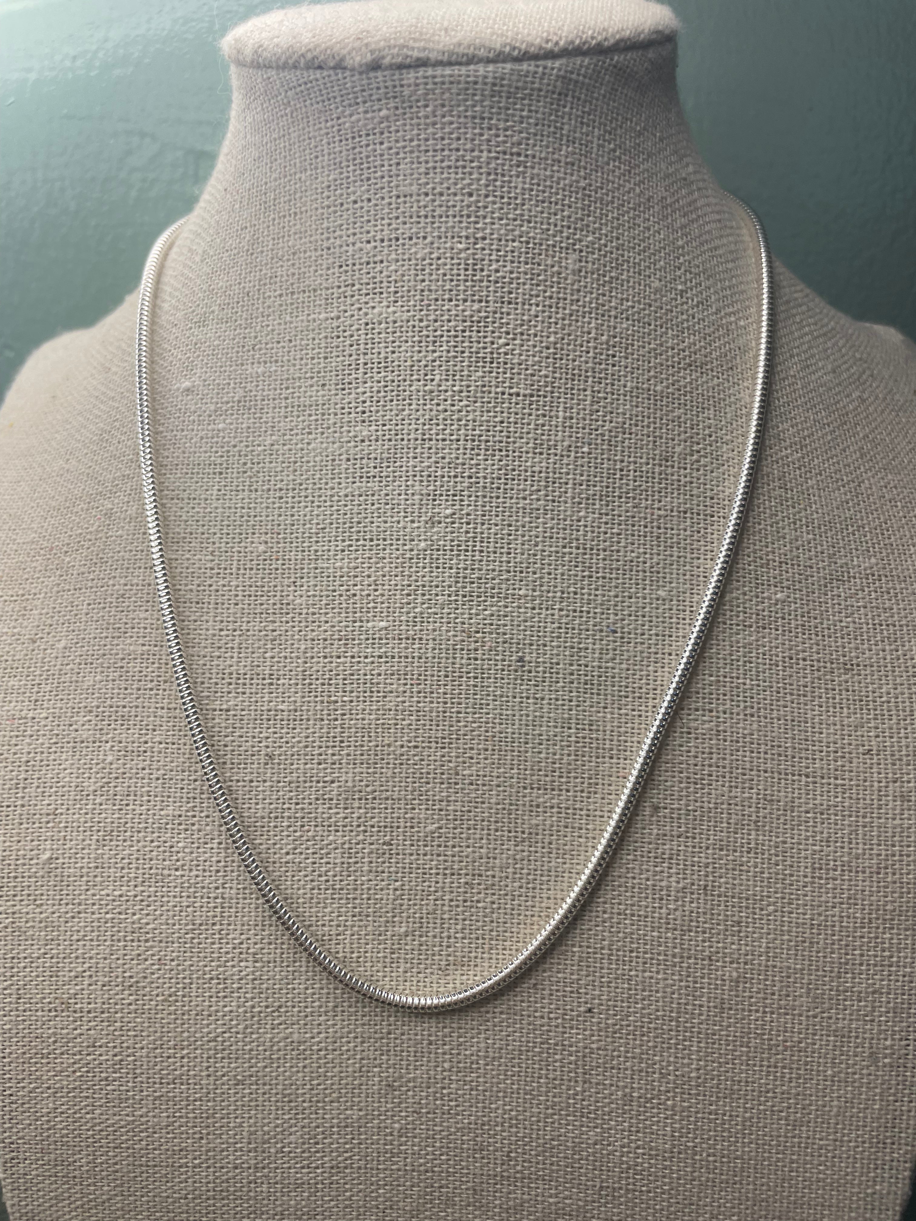 Sterling Silver 16 Inch Snake Chain 2.4mm