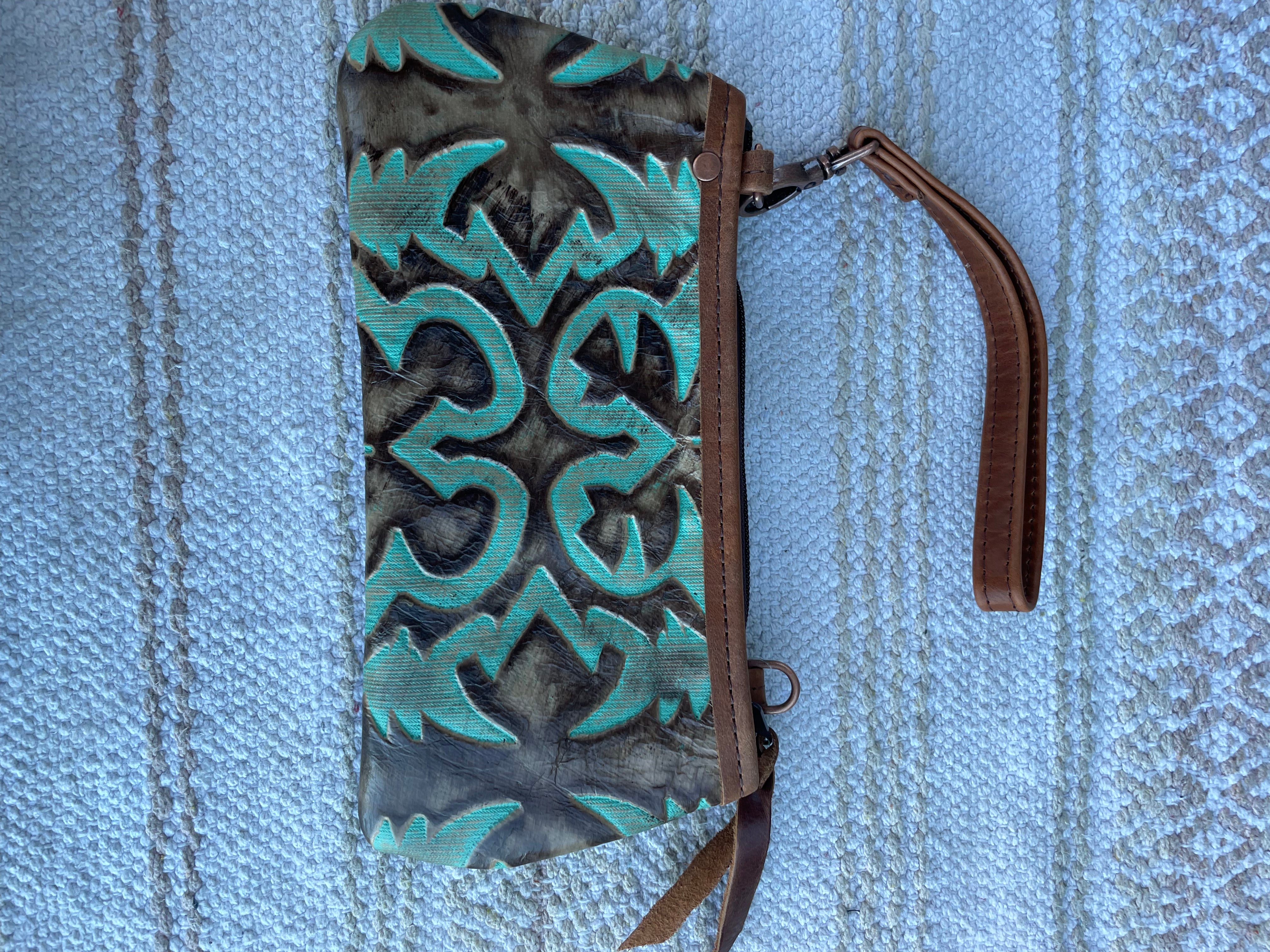 Handmade Leather Clutch Purse