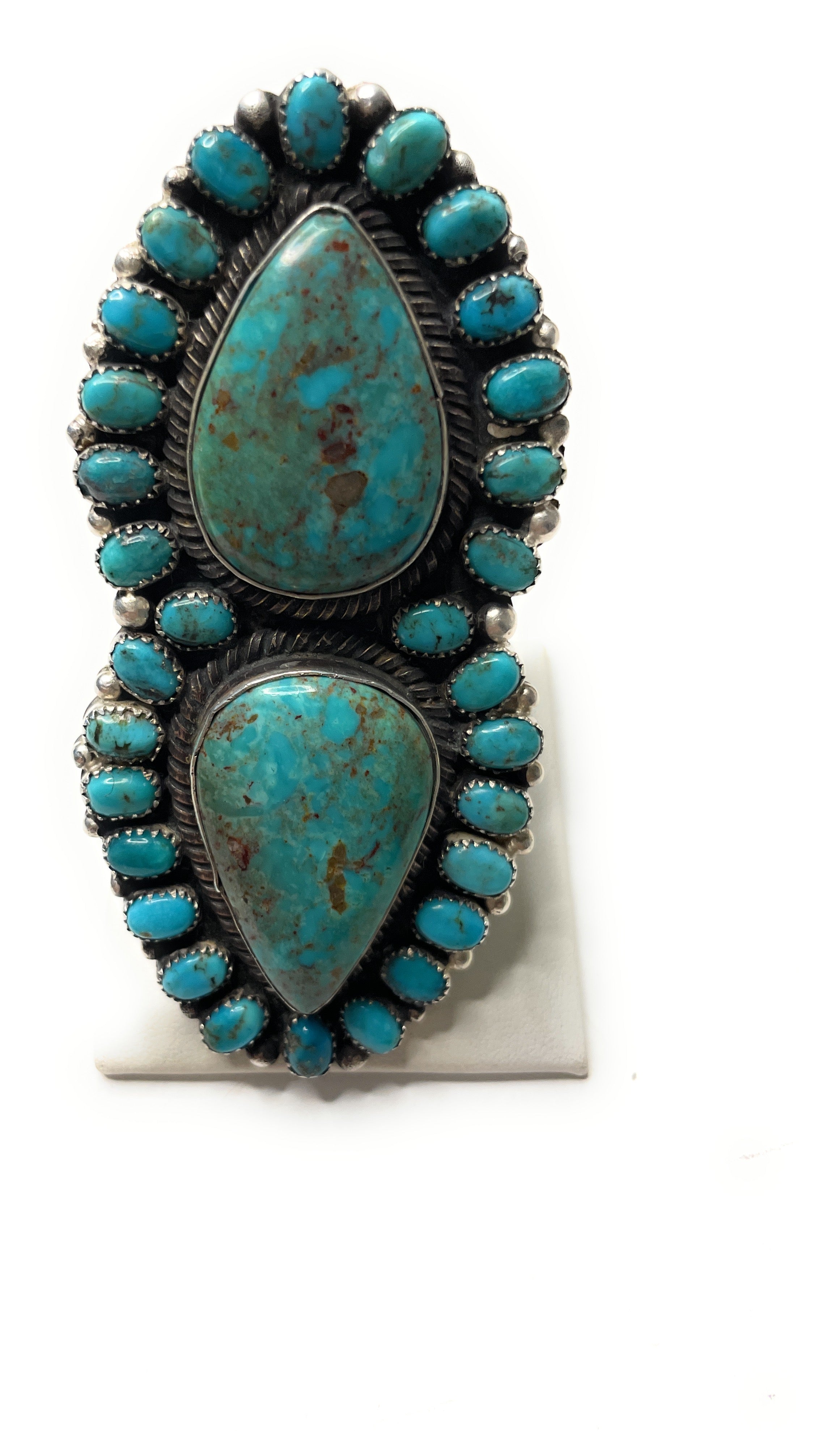 Sterling & Turquoise RingnSize selling 9